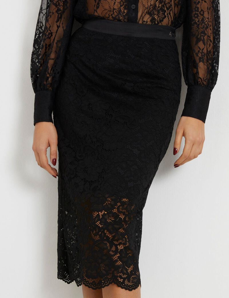 Lace Midi Skirt