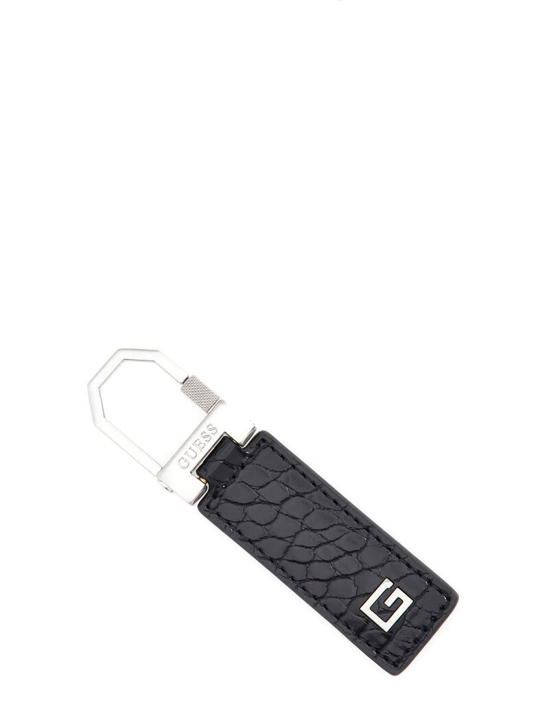 Faux-Leather Keychain