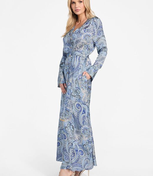 Marciano long paisley dress