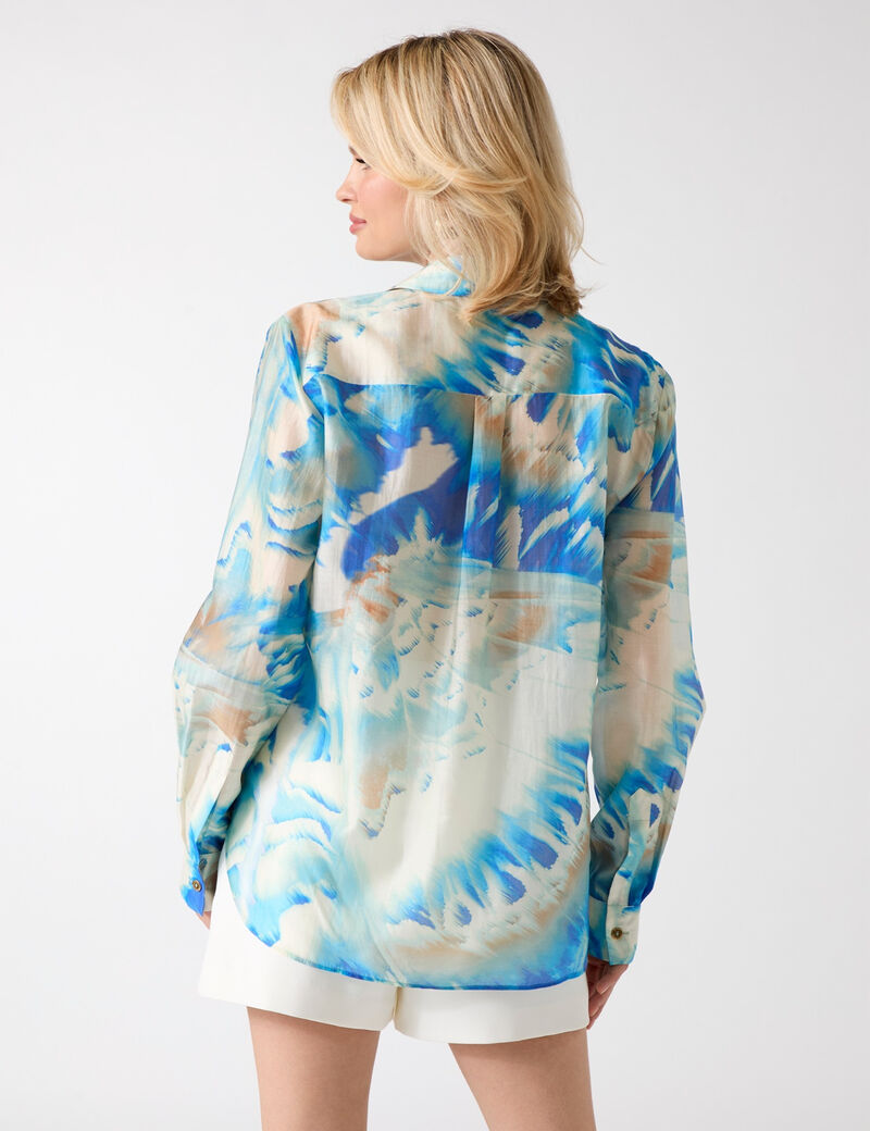 guess marciano printed shirt