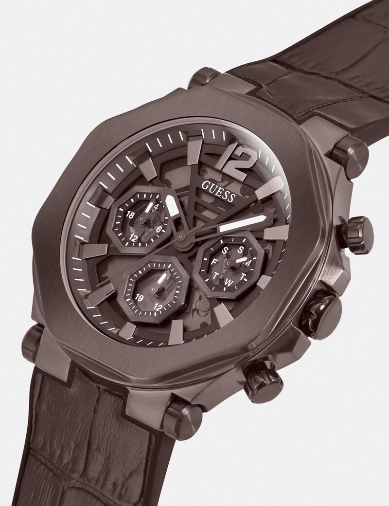 Multi-function steel watch