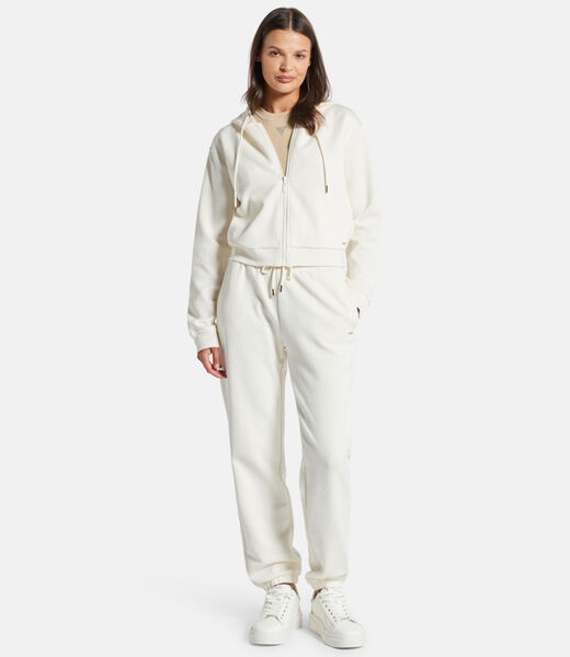 All-over logo full zip hoodie