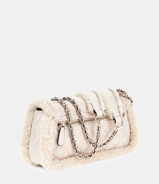 Cristi faux fur mini crossbody bag