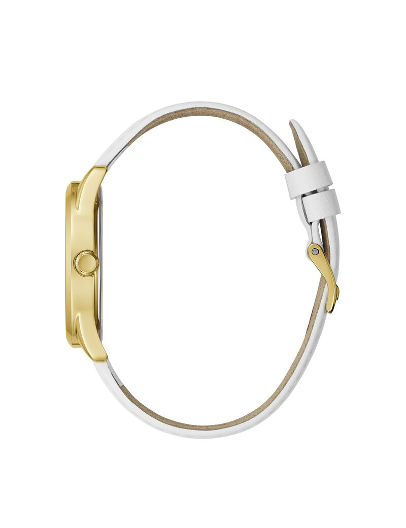 Gold Logo Analog Watch
