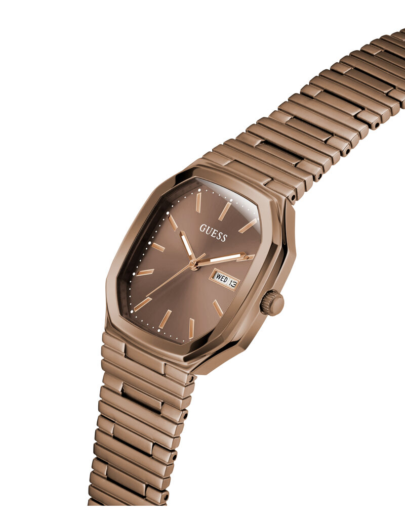 guess mens coffee date watch