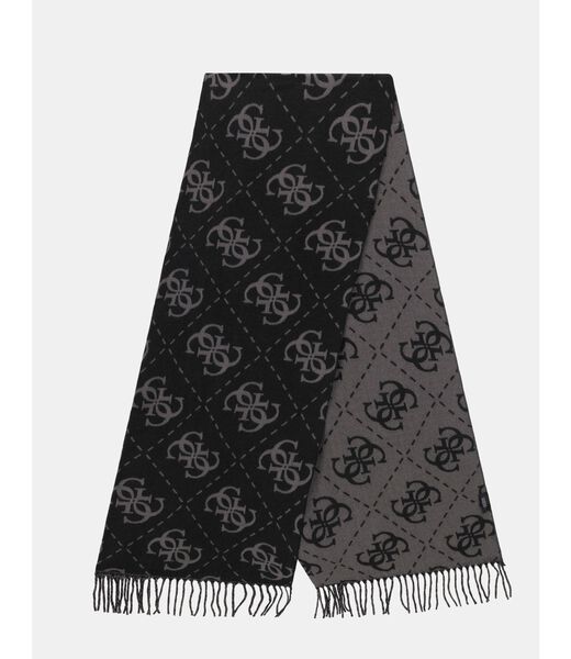guess boston jacquard scarf