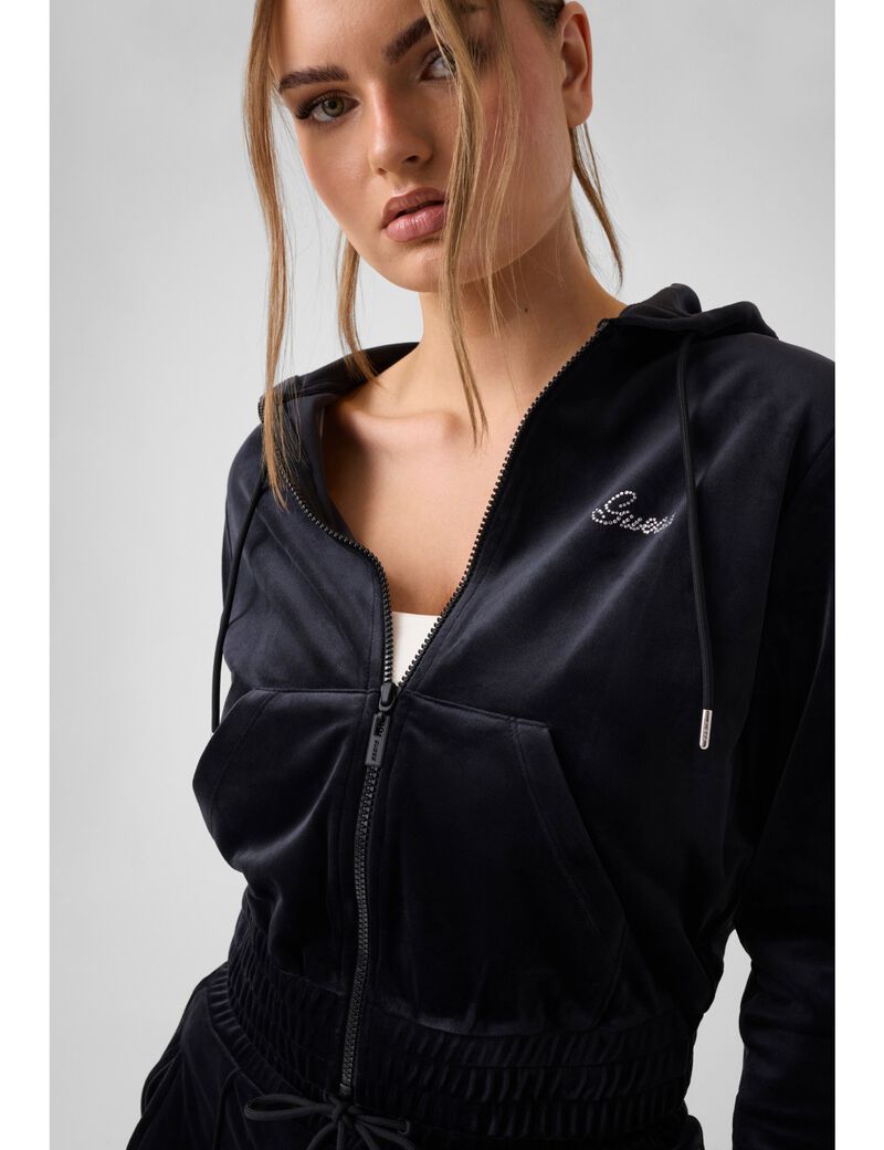 guess rhinestones sweatshirt