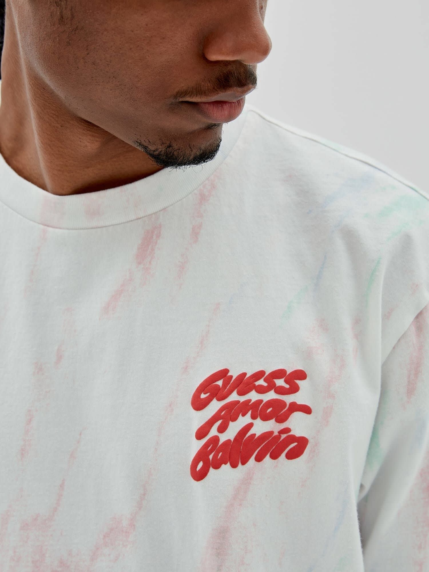 Shop GUESS Online J Balvin Front Logo T Shirt