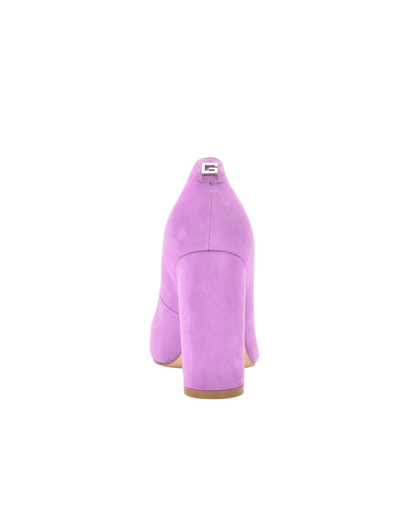 Block Heel Pointy Toe Pump