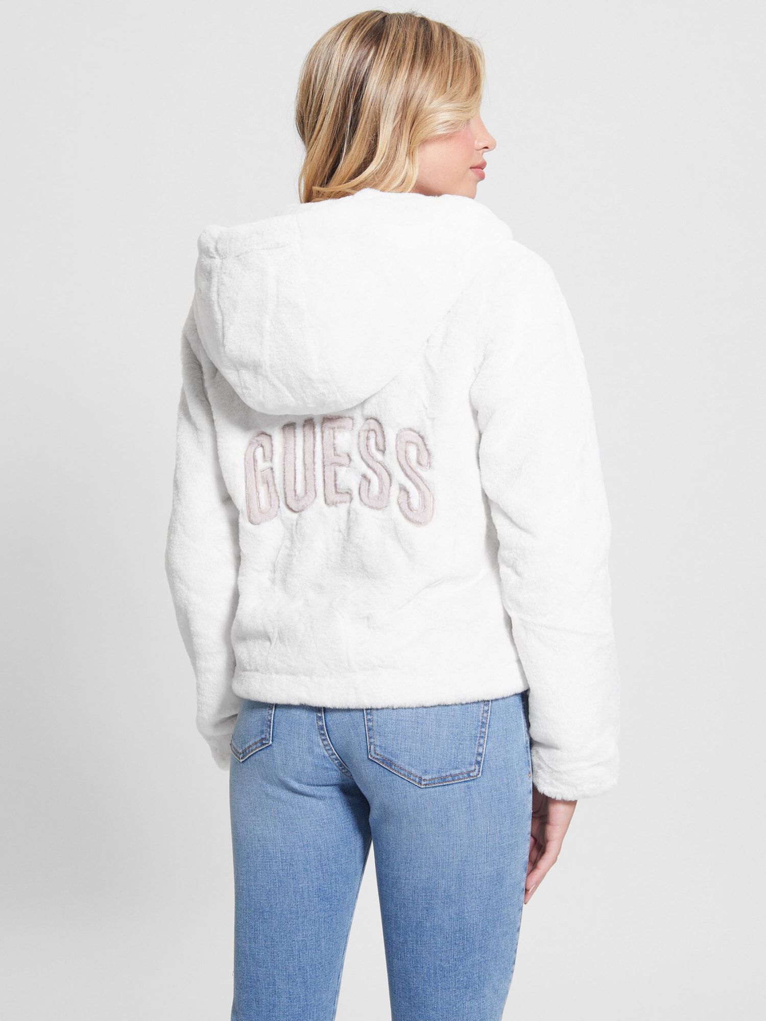 Guess deals fur jacket