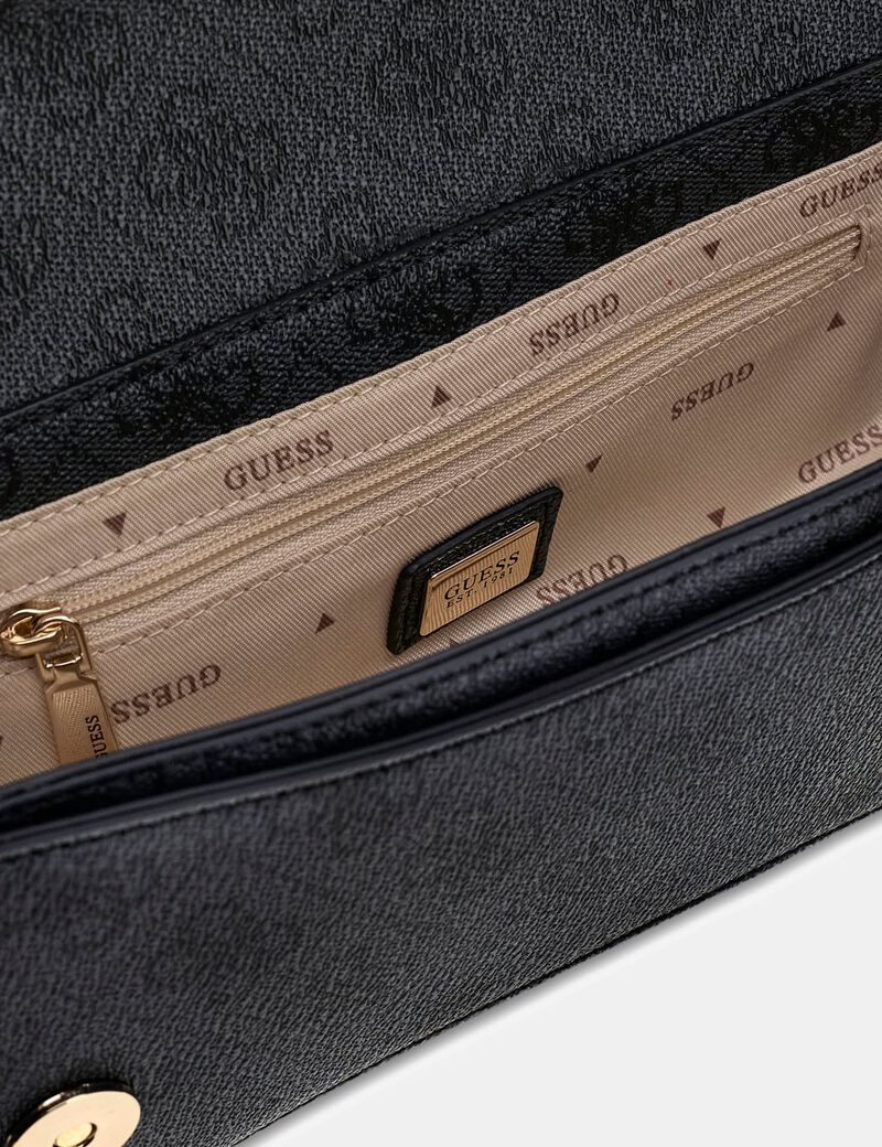 guess yvonne logo mini crossbody bag