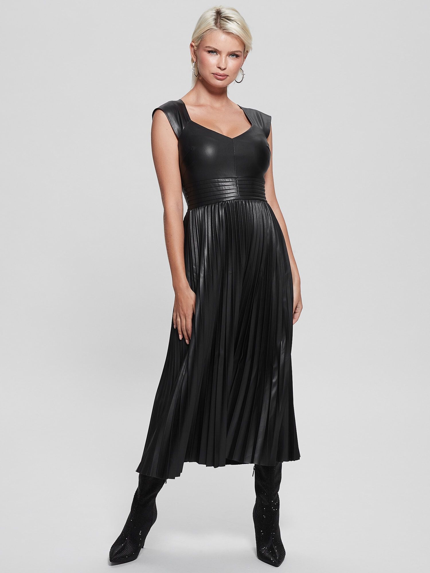 Guess pleated dress top