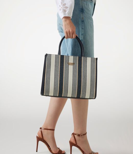 Nicolette Stripe Handbag