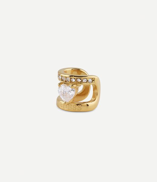 HEART CRYSTAL MONO EARCUFF