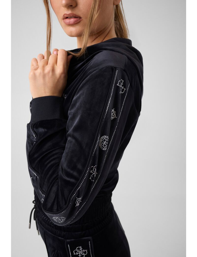 guess rhinestones sweatshirt