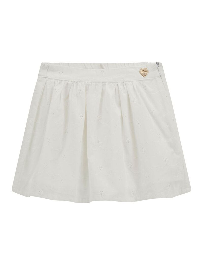 Eyelets mini skirt