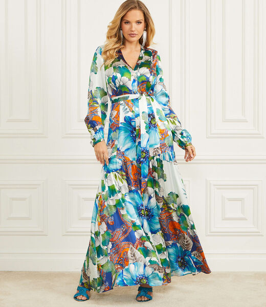 Marciano silk long dress