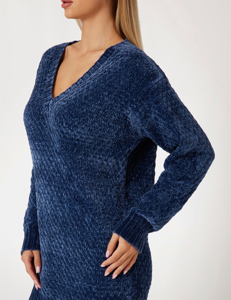Chenille relaxed fit sweater