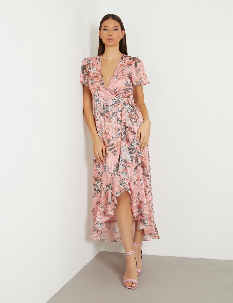 Floral print long dress