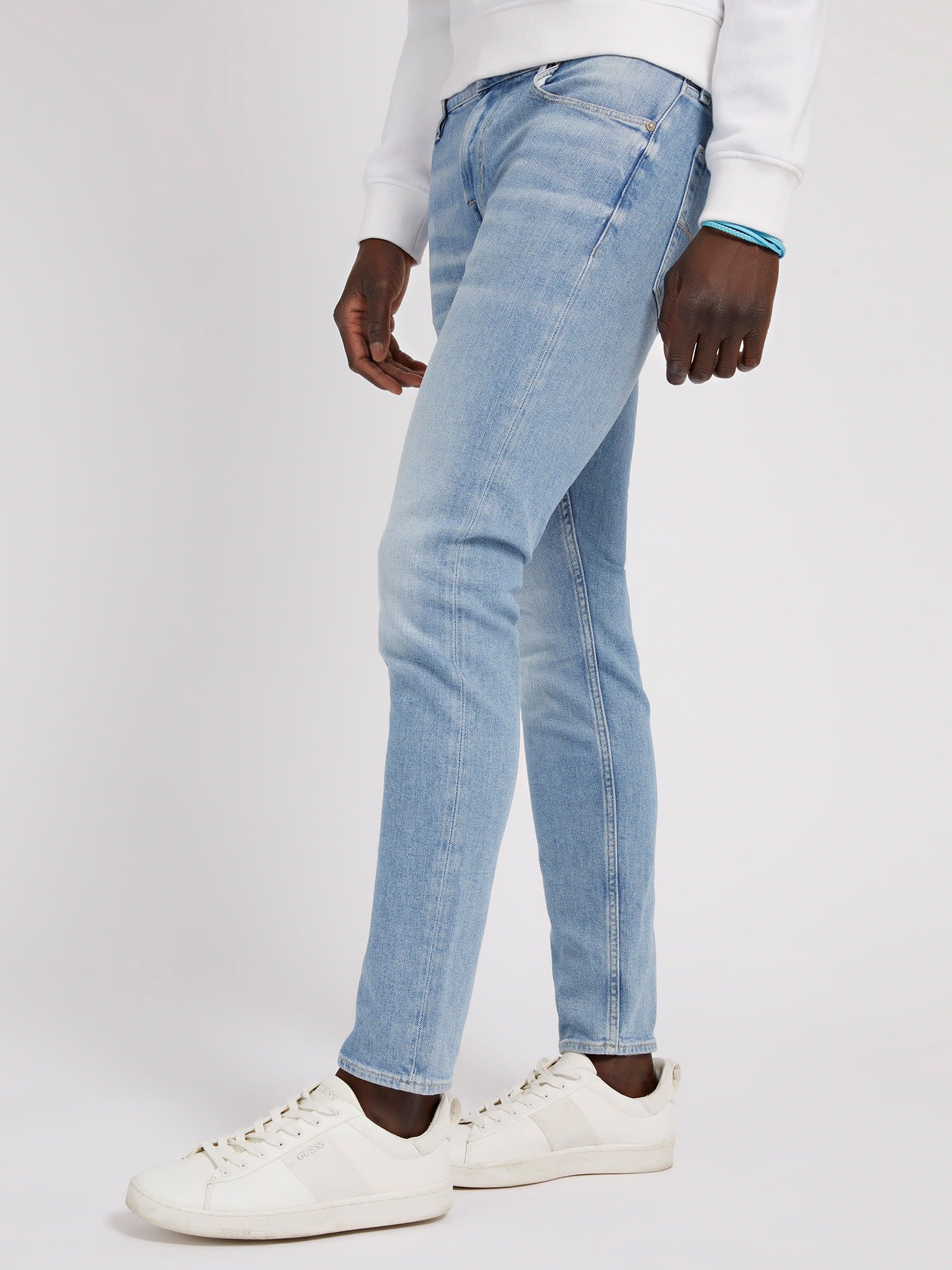 Shop GUESS Online Skinny Fit Denim Pant