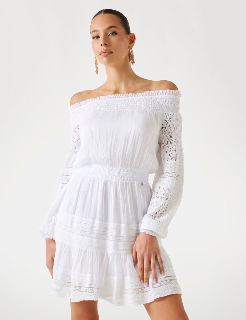 guess silk dress White Dress by Guess by Marciano Vintage Made in Italy