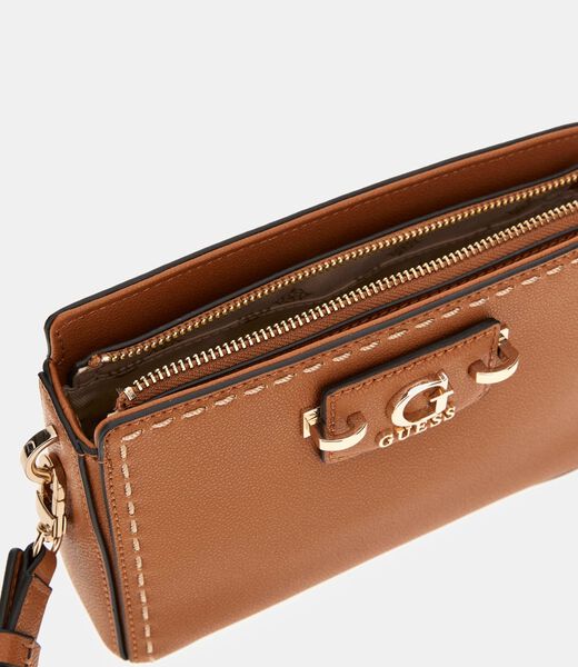 Nastra stitch-detail mini crossbody