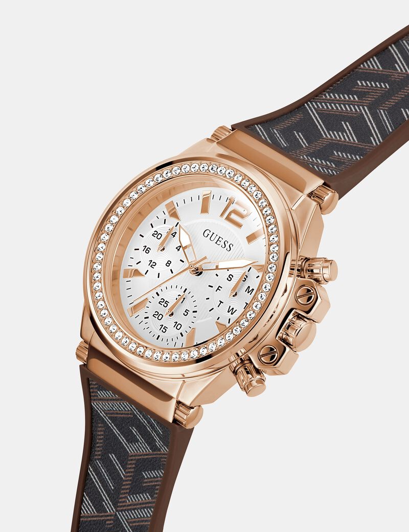 Multi-function watch with G Cube print