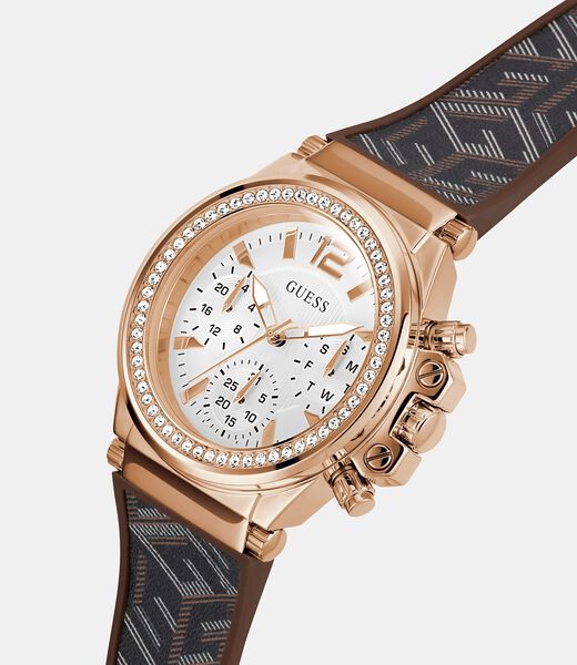Multi-function watch with G Cube print
