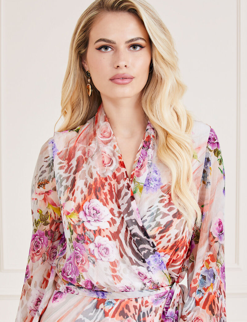 Shop GUESS Online Marciano Silk Long Dress