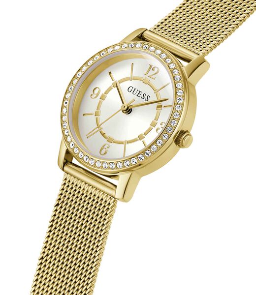 Gold-tone Mesh Analog Watch