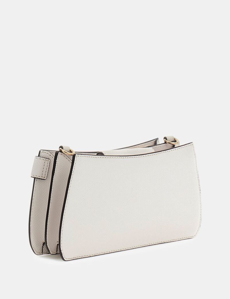 guess serenova saffiano mini crossbody bag