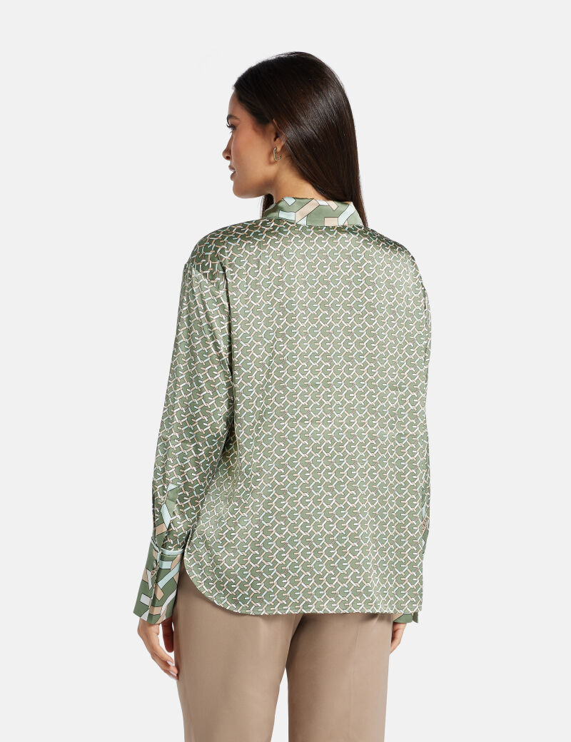 All over logo shirt
