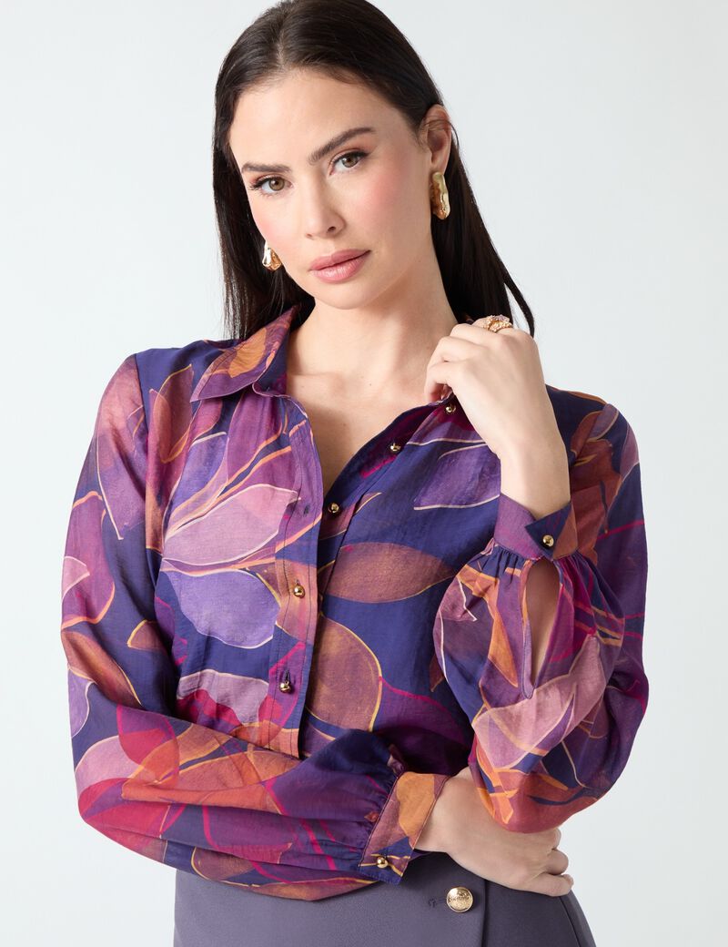guess marciano printed shirt
