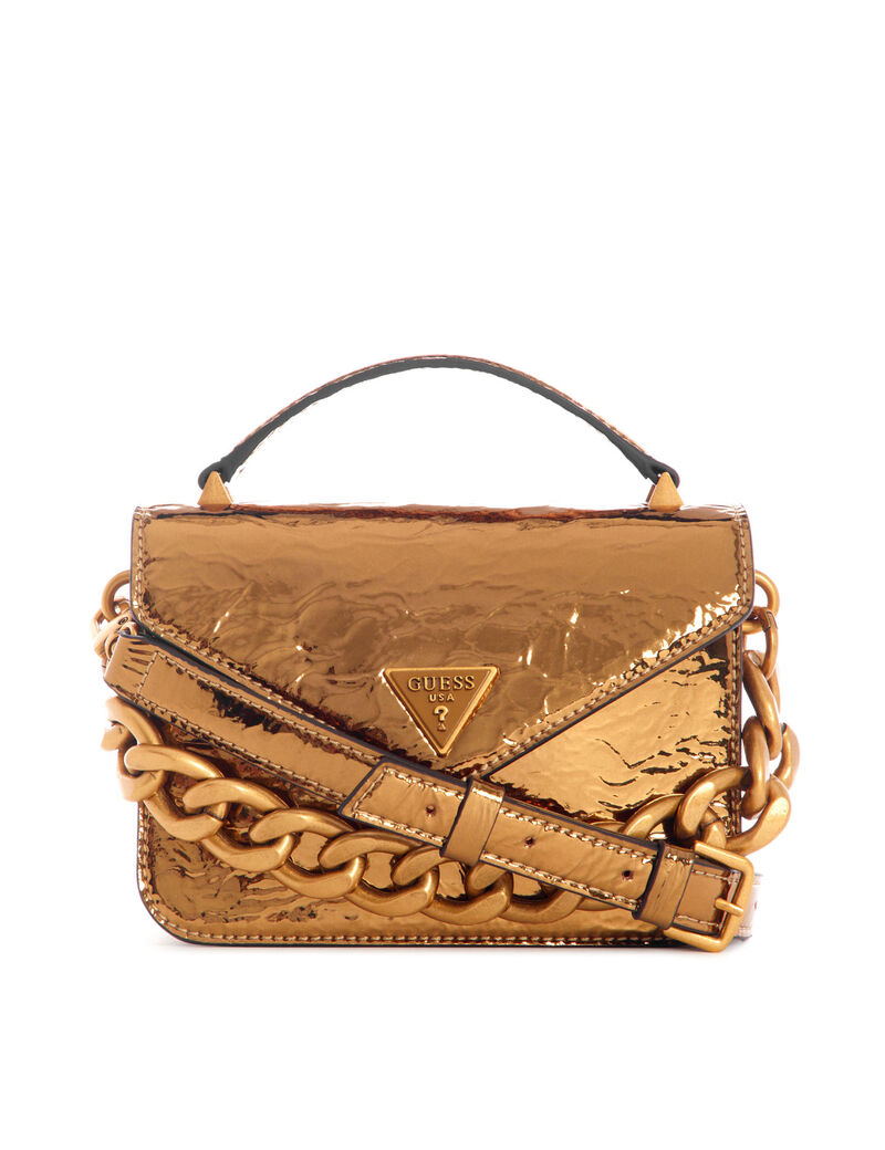 GUESS Mini Retour Top-Handle Flap Bag