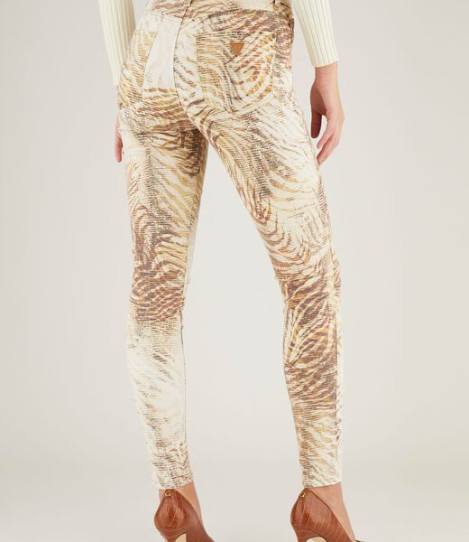 All Over Print Skinny Fit Denim Pant