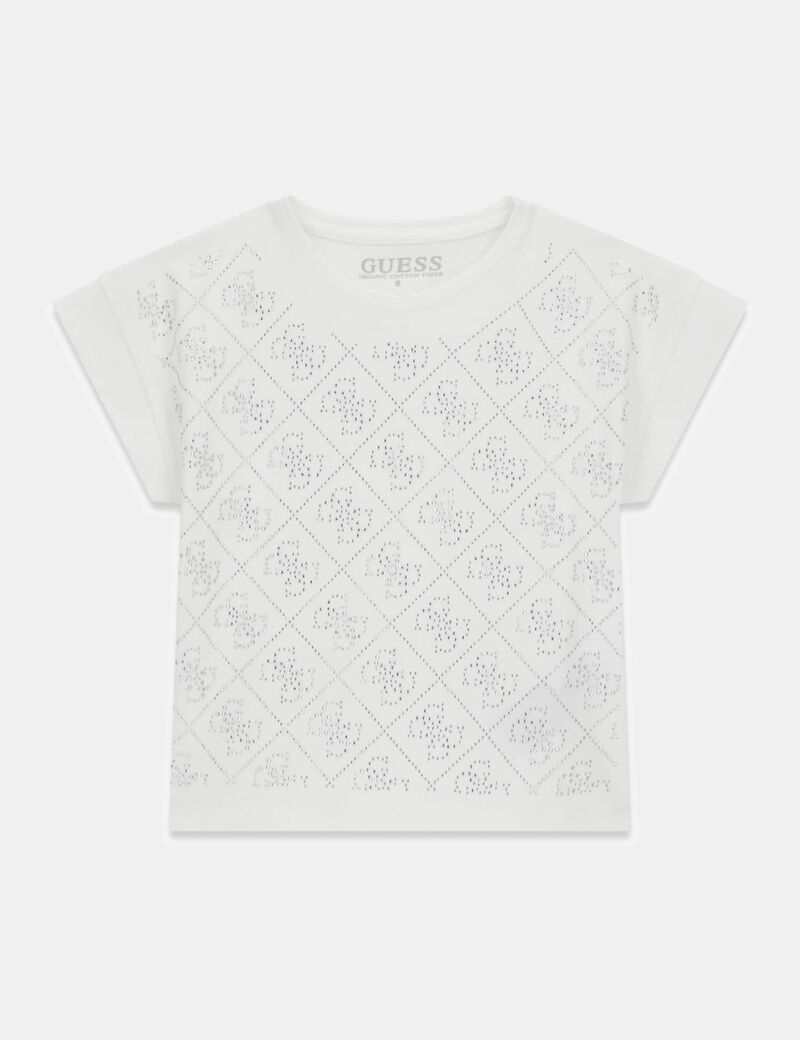 4G logo rhinestones t-shirt