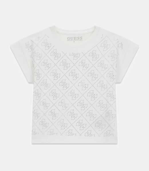 4G logo rhinestones t-shirt