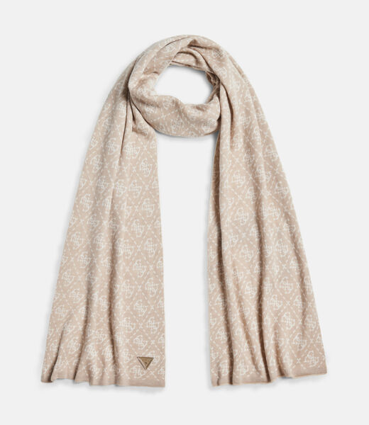 Silk-blend 4G logo scarf