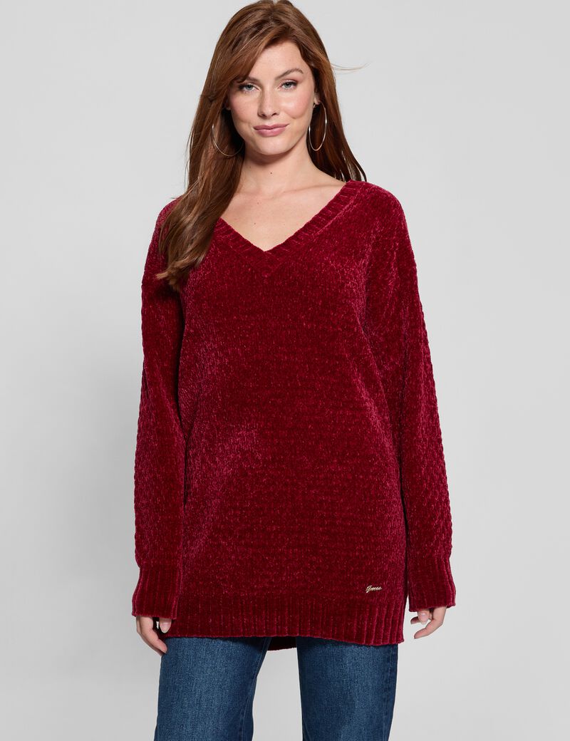 Chenille relaxed fit sweater