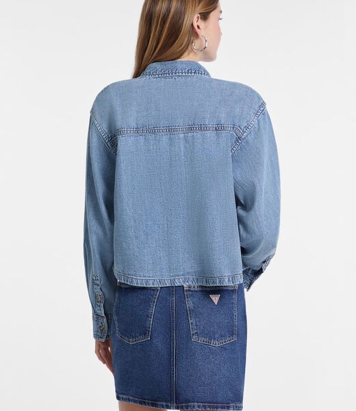 قميص جينز قصير