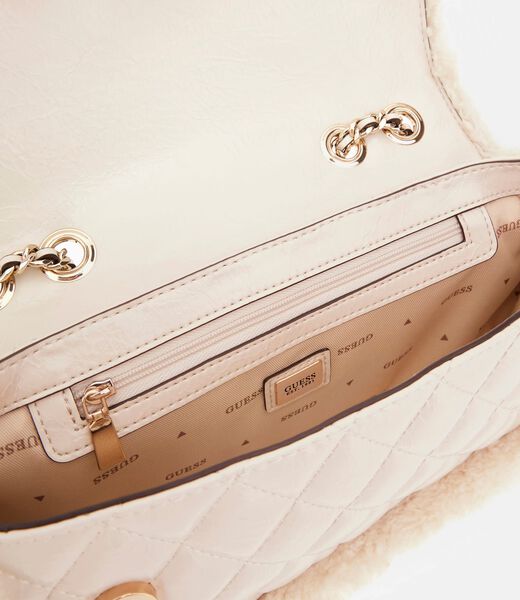 Cristi faux fur mini crossbody bag