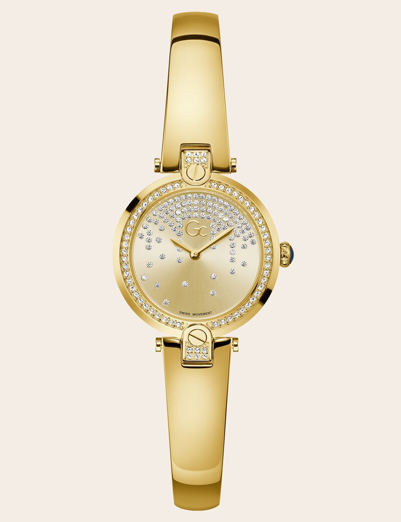 Gc steel analogue watch