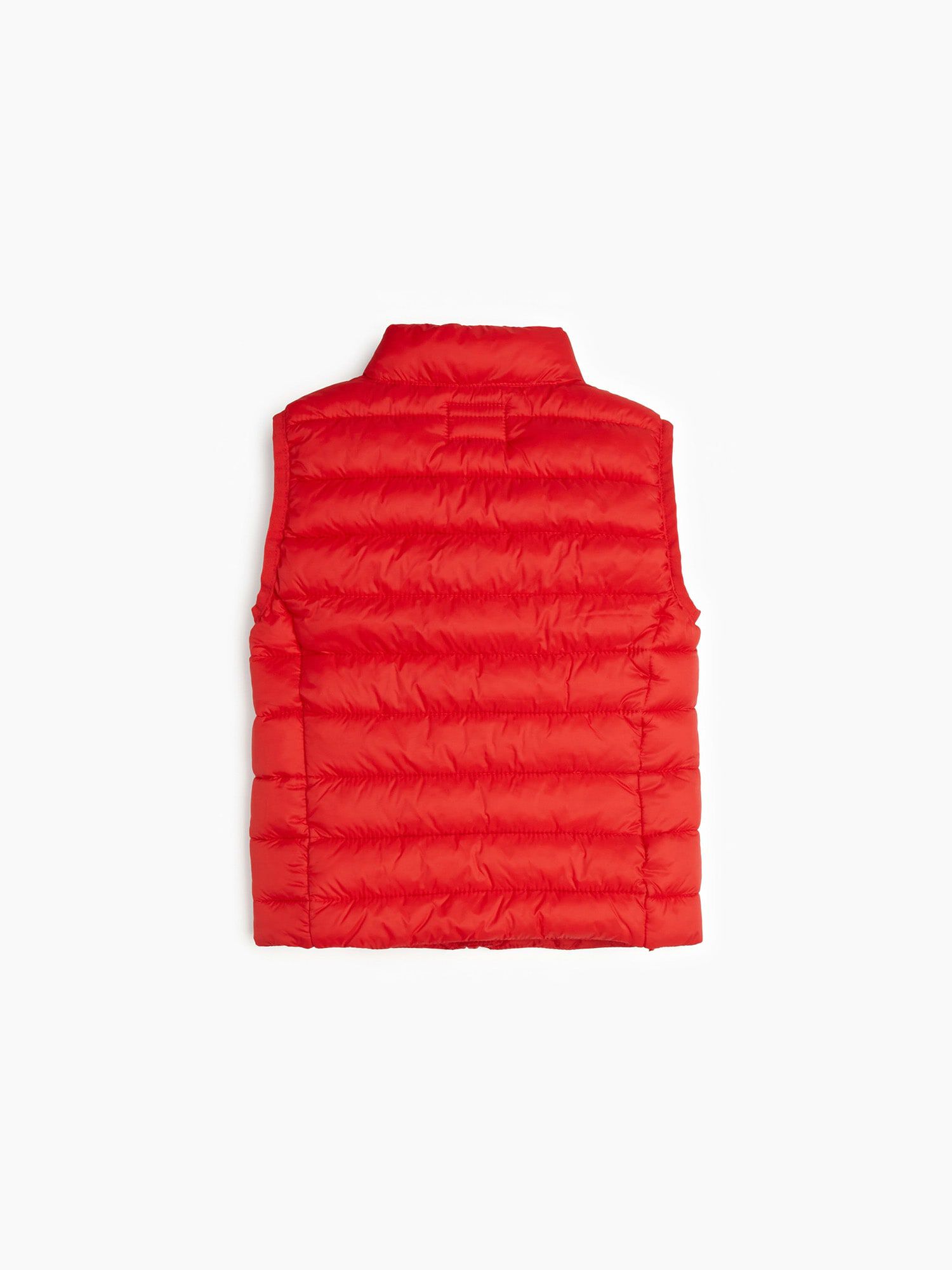 Shop GUESS Online Sleeveless Padded Jacket With Logo