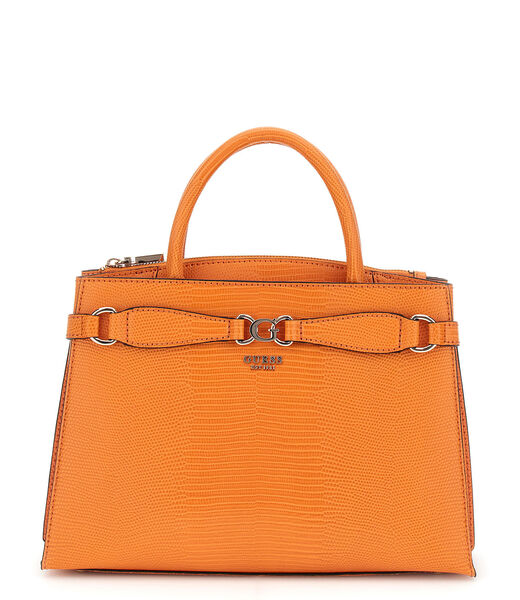Arlena python-print handbag