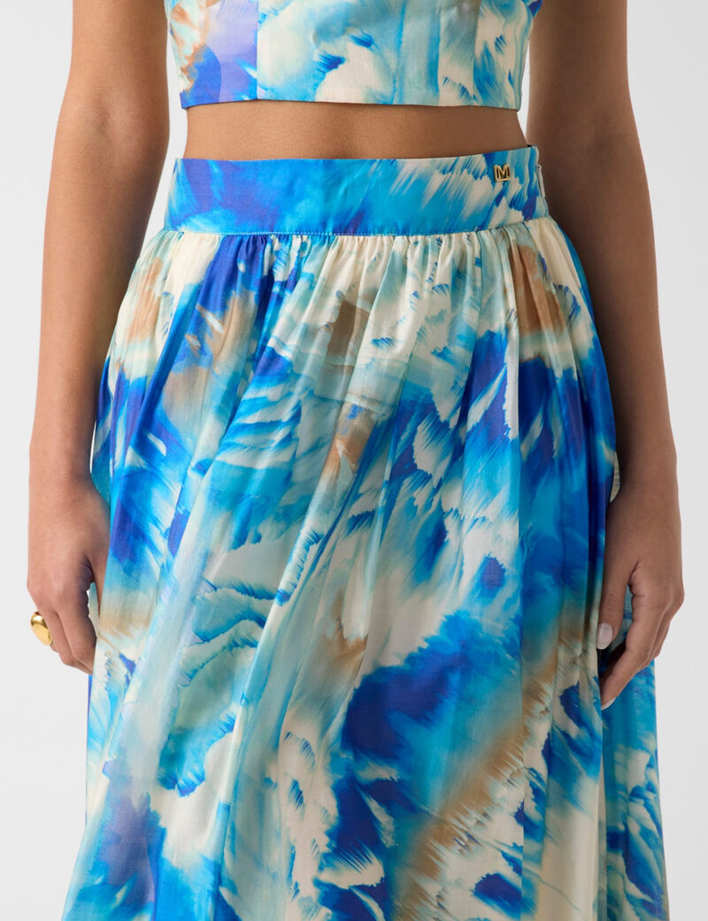 KAT PRINTED MAXI SKIRT