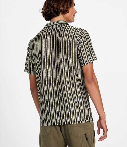 Striped knit shirt