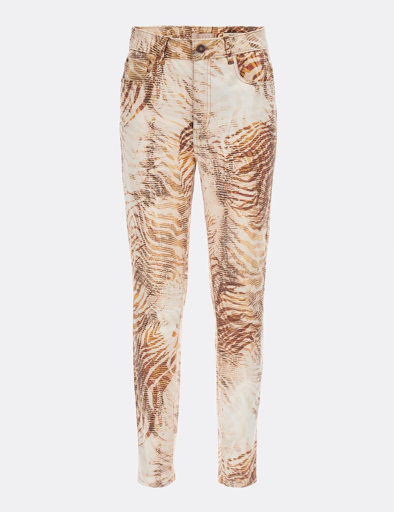 All Over Print Skinny Fit Denim Pant