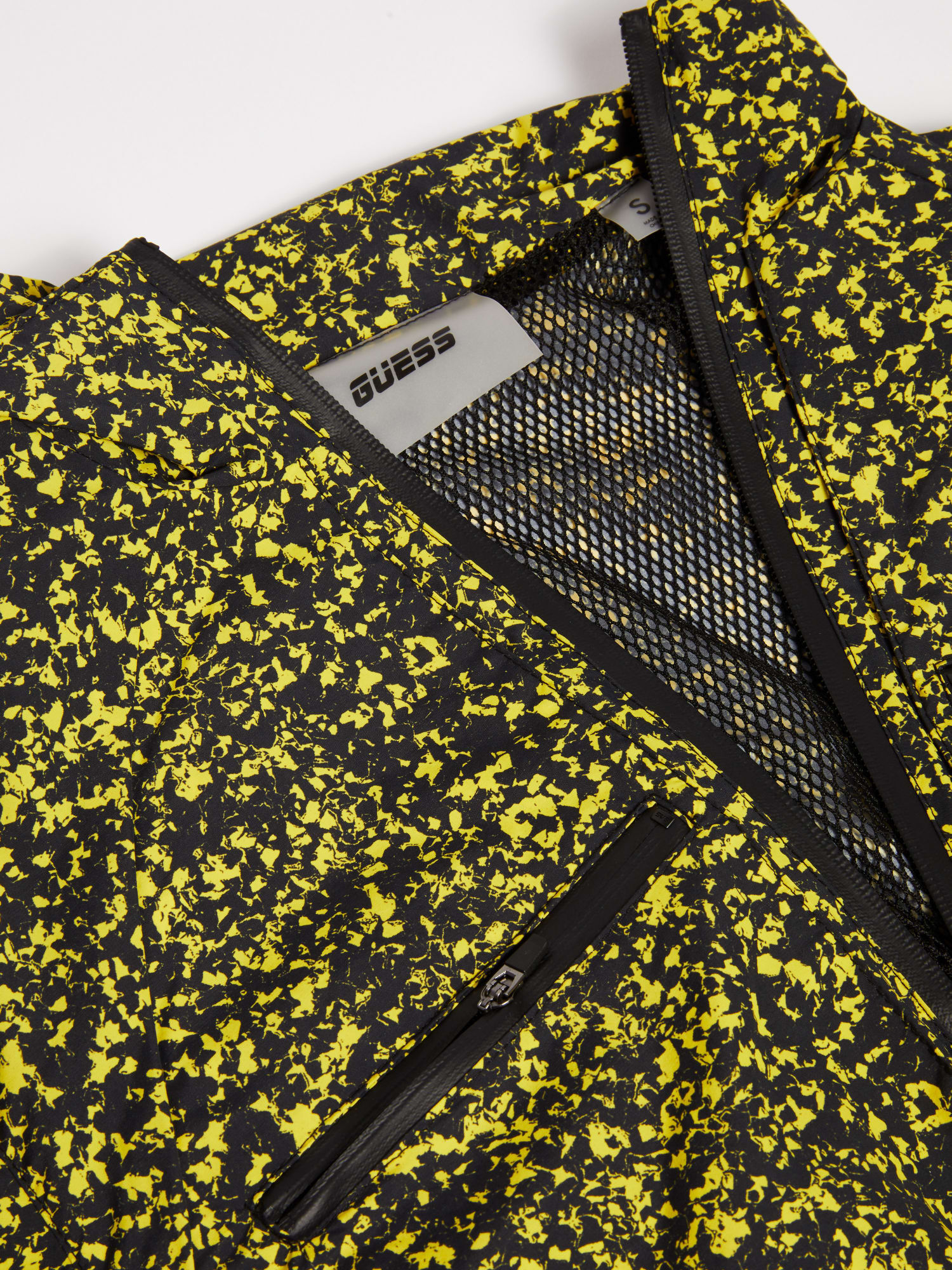 Yellow guess windbreaker 2025