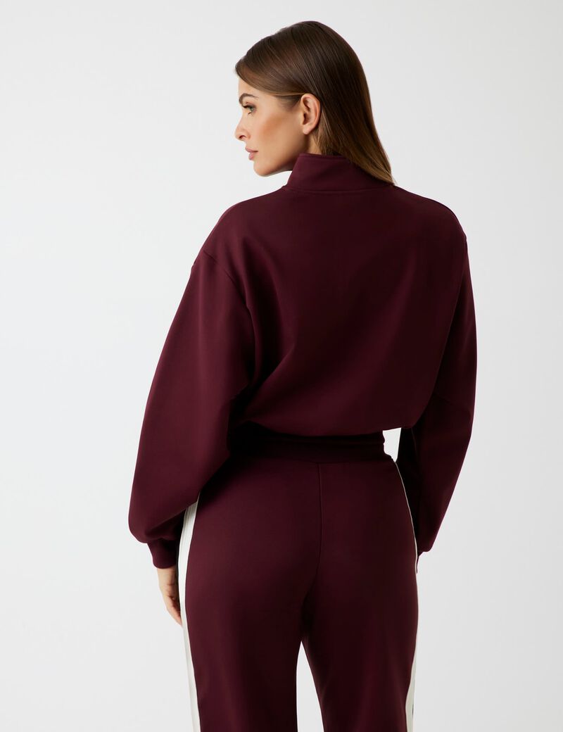 Logo half-zip sweatshirt