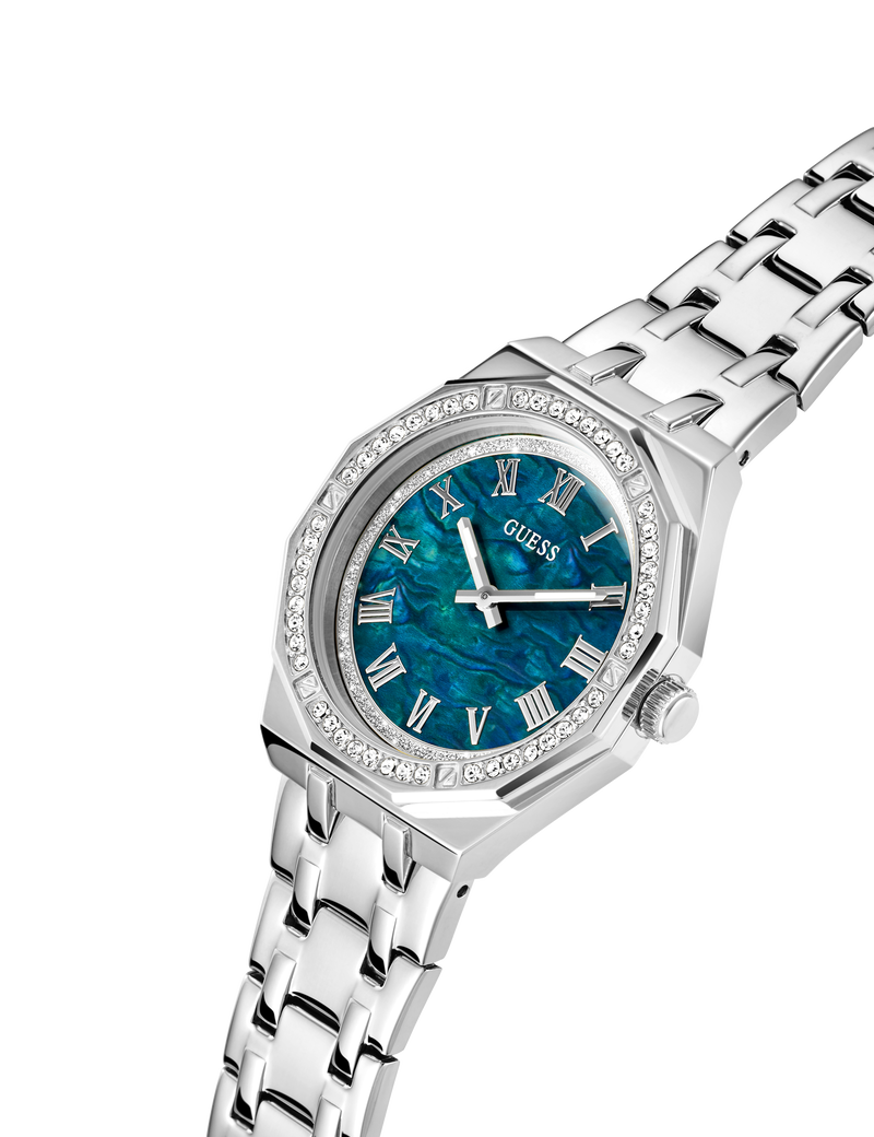 Ladies Silver Tone Analog Watch